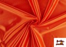 Venta online de Tela de Foam de Rasete con Espuma color Naranja