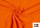 Comprar Tela Plana Stretch Economica Multicolor, Negro, Blanco +16 Colores color Naranja