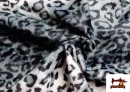 Venta de Tela de Leopardo para Disfraces y para Tapizar color Gris