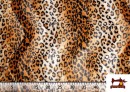 Venta de Tela de Leopardo para Disfraces y para Tapizar color Marrón