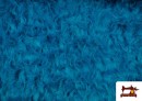 Comprar online Tela de Pelo Largo de Colores color Azul turquesa