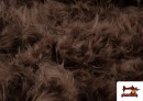 Venta online de Tela de Pelo Marron Largo para Disfraz de Animal color Marrón