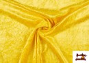 Comprar online Tela de Terciopelo Económico Martelé color Amarillo