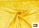 Venta online de Tela de Terciopelo Económico Martelé color Amarillo
