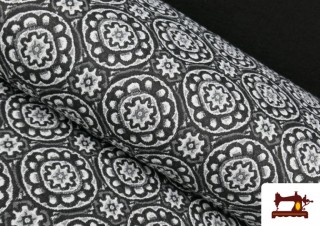 Tela de Punto Roma Jacquard Mandalas Tela de Punto Roma Jacquard Mandalas