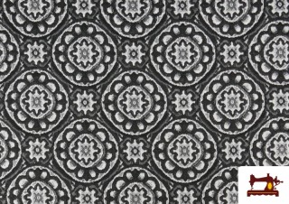 Comprar Tela de Punto Roma Jacquard Mandalas Comprar Tela de Punto Roma Jacquard Mandalas