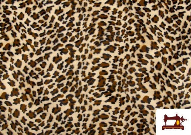 Tela Estampado de Leopardo - Pelo Corto