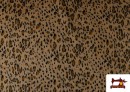 Venta de Tela de Pelo Imitación Animal de la Selva Leopardo