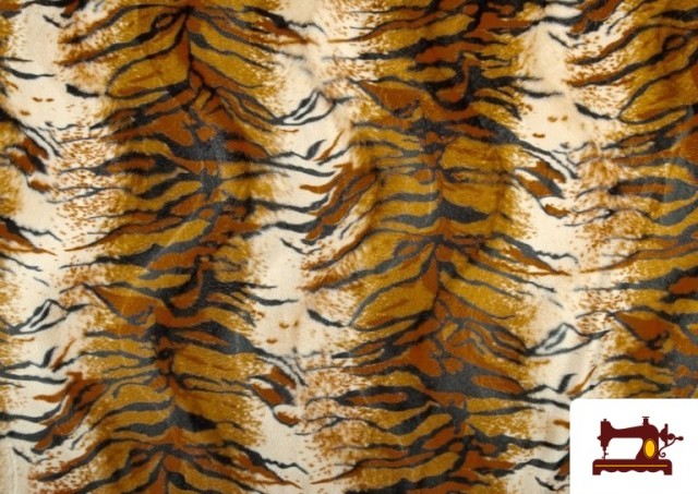 Venta de Tela de Pelo corto con Dibujo de Tigre de Bengala