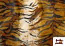Comprar Tela de Pelo corto con Dibujo de Tigre de Bengala