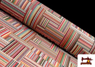 Comprar Tela de  Tapicería Gobelino Multicolor ancho 140 cms