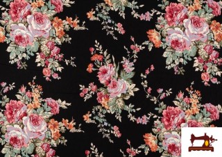 Venta de Tela Estampado Clásico de Vestidos de Sevillanas