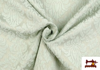 Venta de Tela de Jacquard Cloqué de Seda Colores Suaves