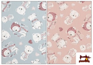 Comprar Tela de Viella Estampado Algodón Organico