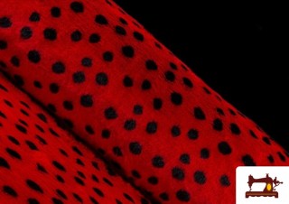 Tela de Pelo Disfraz Mariquita