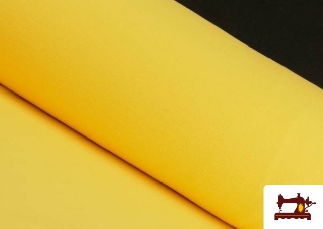 Venta online de Tela de Sudadera Verano  French Terry - 15 Colores color Amarillo