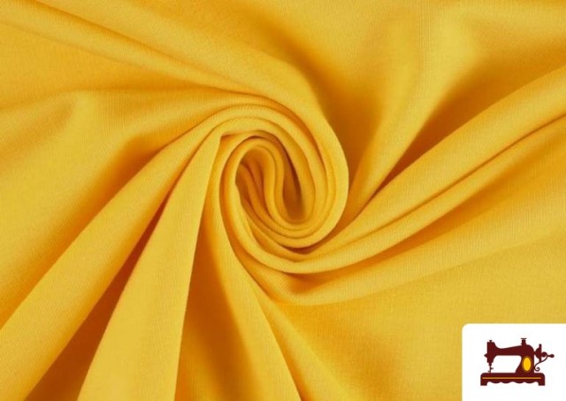 Tela de Sudadera Verano French Terry - 15 Colores color Amarillo