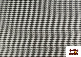 Venta de Tela de Viella Estampado Pata de Gallo mini