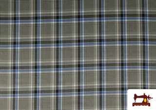 Comprar Tela de Viella Estampado Cuadros Clásicos Grises