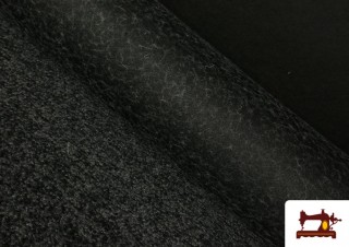 Venta online de Tela de Baguilla de Punto Lana color Gris oscuro