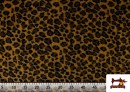 Comprar online Tela  Estampada de Pelo con Dibujo de Leopardo