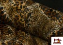Tela de Pelo Corto Mezcla Leopardo y Tigre