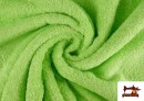 Comprar online Tela para Toallas Rizo 100% Algodón de Colores color Verde mint