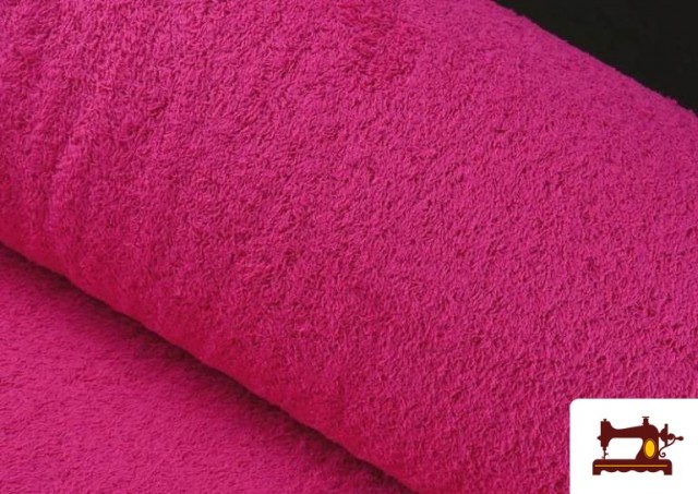 Tela para Toallas Rizo 100% Algodón de Colores color Rosa