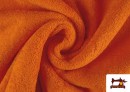 Venta de Tela para Toallas Rizo 100% Algodón de Colores color Naranja