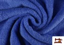 Tela para Toallas Rizo 100% Algodón de Colores color Azul azafata