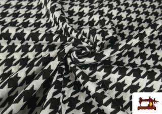 Tela de Punto Jacquard estampado Pata de Gallo Tela de Punto Jacquard estampado Pata de Gallo