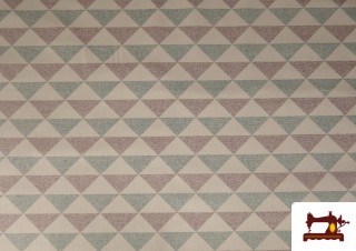 Comprar Tela de Loneta Estampado Coordinado Geométrico