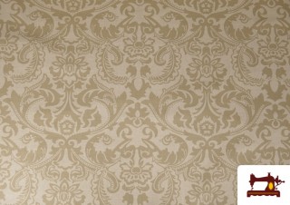 Comprar Tela de Loneta Medallón color Beige