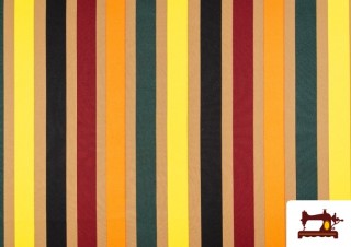 Venta de Tela Listada con Rayas en Varios Colores
