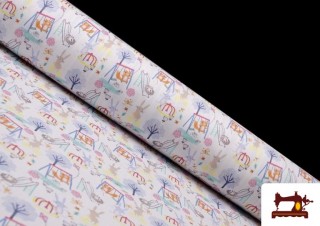 Tela de Piqué Estampado Infantil Tela de Piqué Estampado Infantil