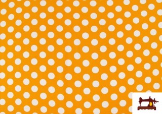 Venta de Tela Lunares de amarillos para Vestido de Flamenca Venta de Tela Lunares de amarillos para Vestido de Flamenca