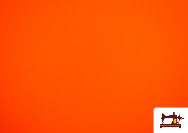 Venta online de Tela Fluor Fosforescente color Naranja