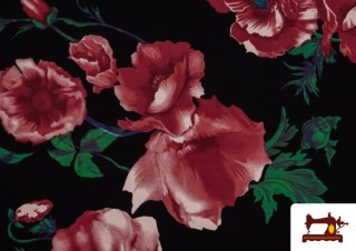 Comprar online Tela de Crespón  Estampado