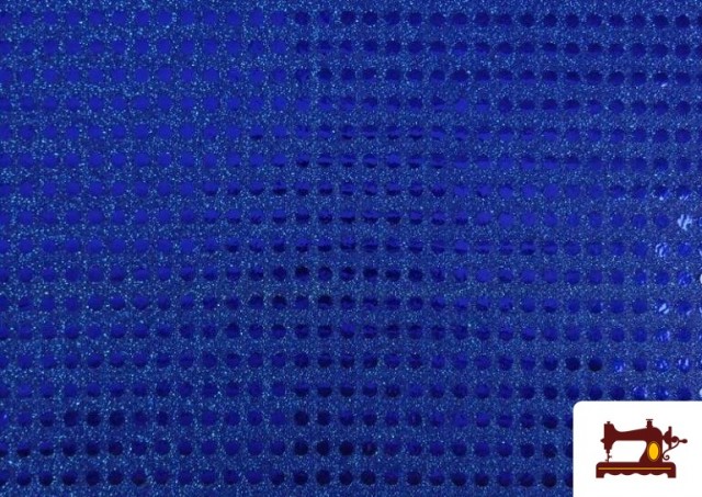 Venta de Tela de Lentejuelas color Azulón