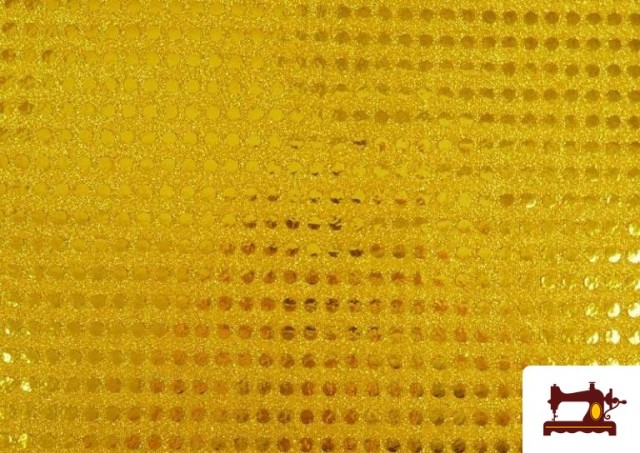 Tela de Lentejuelas color Amarillo