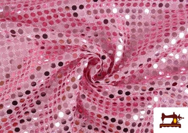 Venta de Tela de Lentejuelas color Rosa