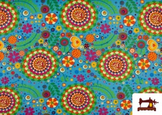 Venta de Tela de Fantasía Estampada  Estilo  Hippies