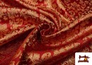 Comprar Tela de Jacquard para Vestidos Medievales Económico color Rojo