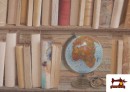 Venta online de Tela de Libros Simulando una Librería Antigua