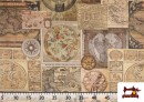 Venta de Tela de Mapas Antiguos y Cartografía