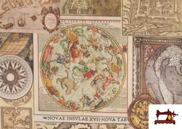 Venta online de Tela de Mapas Antiguos y Cartografía