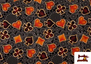 Comprar Tela de con Motivos de las  Cartas de Poker