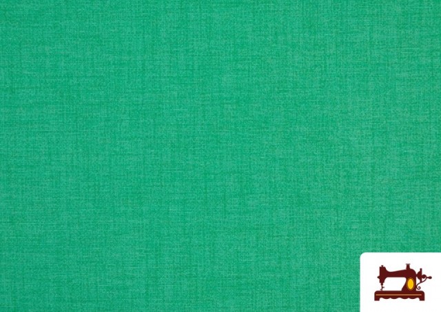 Tela de Loneta Acabado Anti Manchas para Tapizados color Verde
