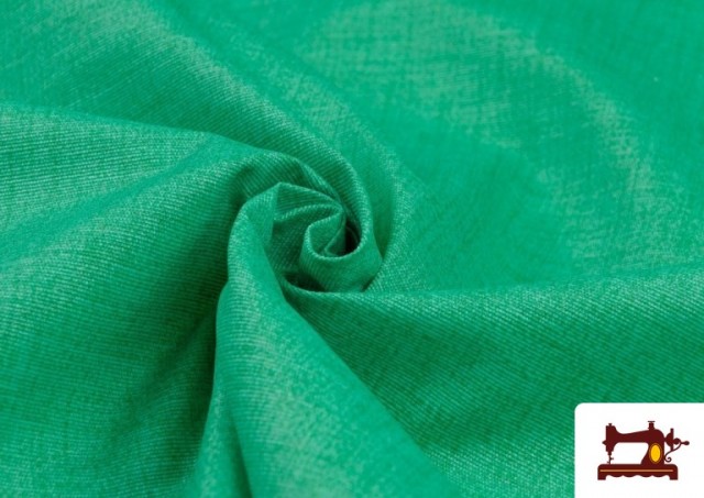 Comprar Tela de Loneta Acabado Anti Manchas para Tapizados color Verde