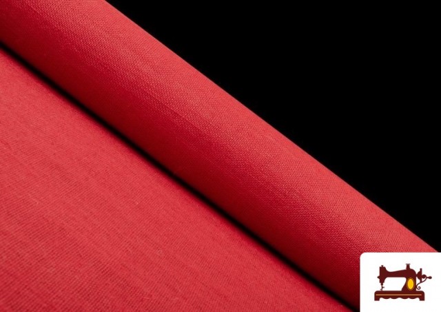 Comprar online Tela de Saco Yute de Colores color Rojo